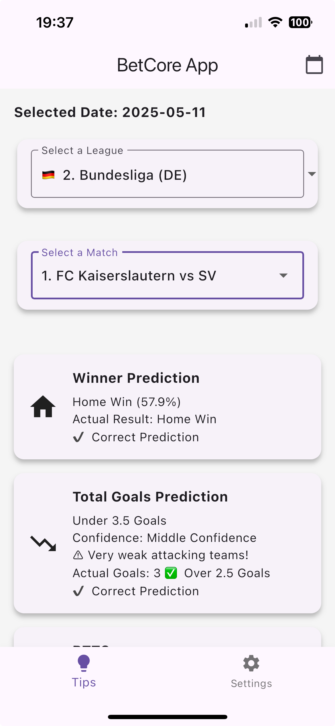 Match Detail